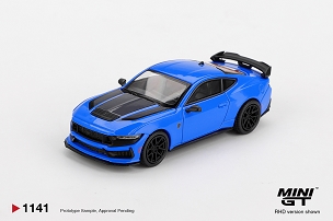 MINI GT Ford Mustang Dark Horse 2024 Grabber Blue      