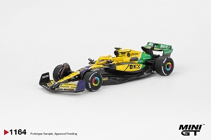 MINI GT McLaren MCL38 #4 Lando Norris 2024 F1 Monaco GP    