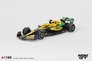 MINI GT McLaren MCL38 #81 Oscar Piastri 2024 F1 Monaco GP 2nd Place    